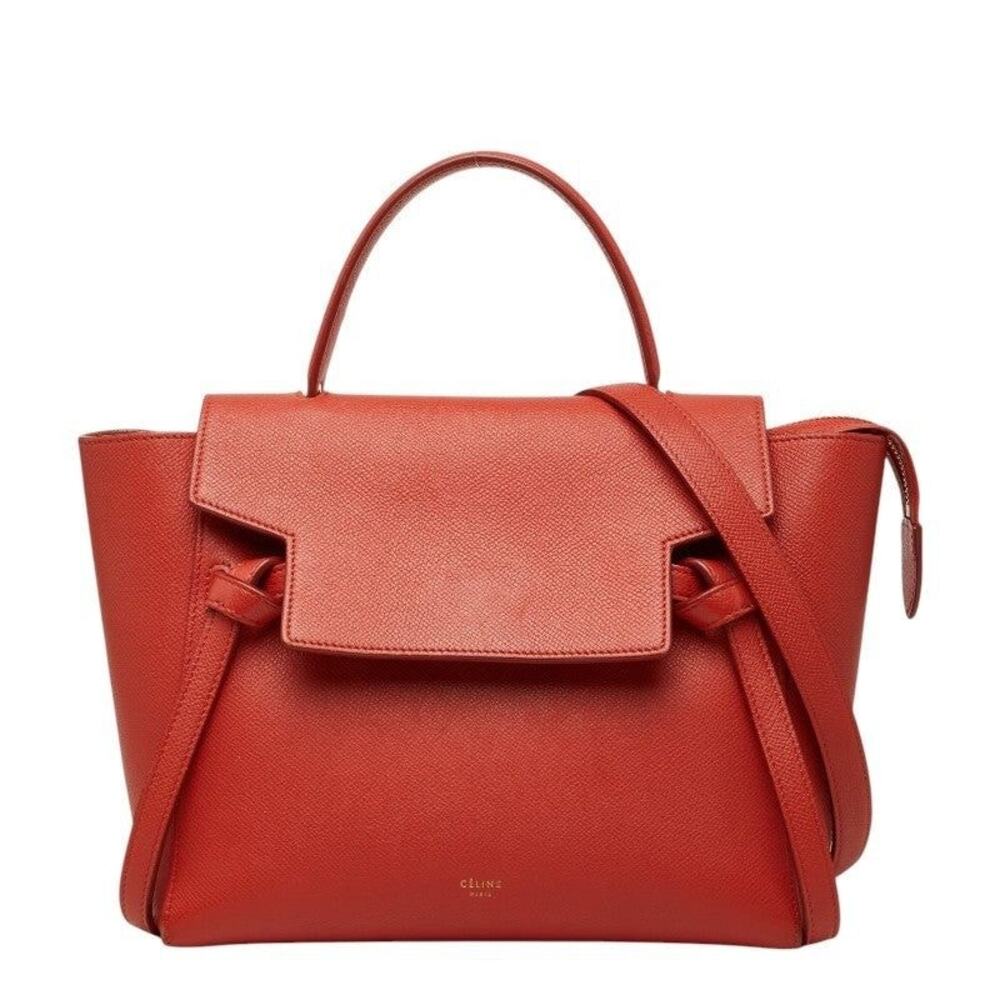 Celine Belt Bag Micro Leather Shoulder Bag Orange